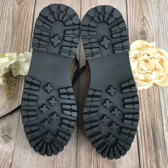 Steve Madden Brown Suede Lace-Up Hiker Booties 6M - Picture 6 of 8